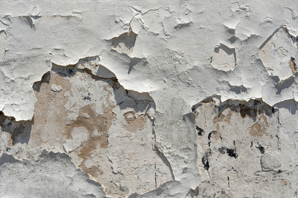 Old Wall With Falling Paint